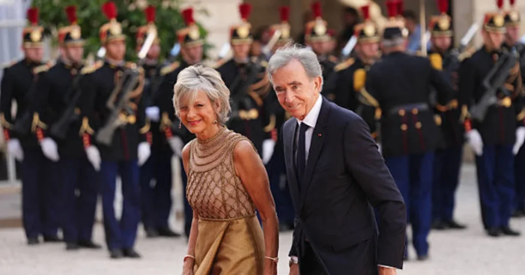 Bernard Arnault Net Worth 2026: Inside His Luxury Empire 2 Bernard Arnault with his wife