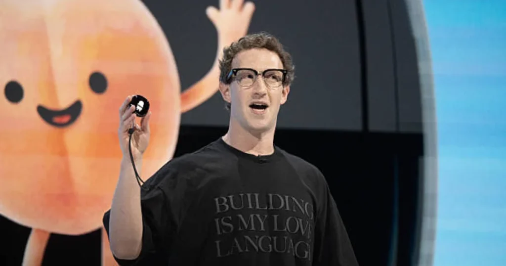 Mark Zuckerberg standing
